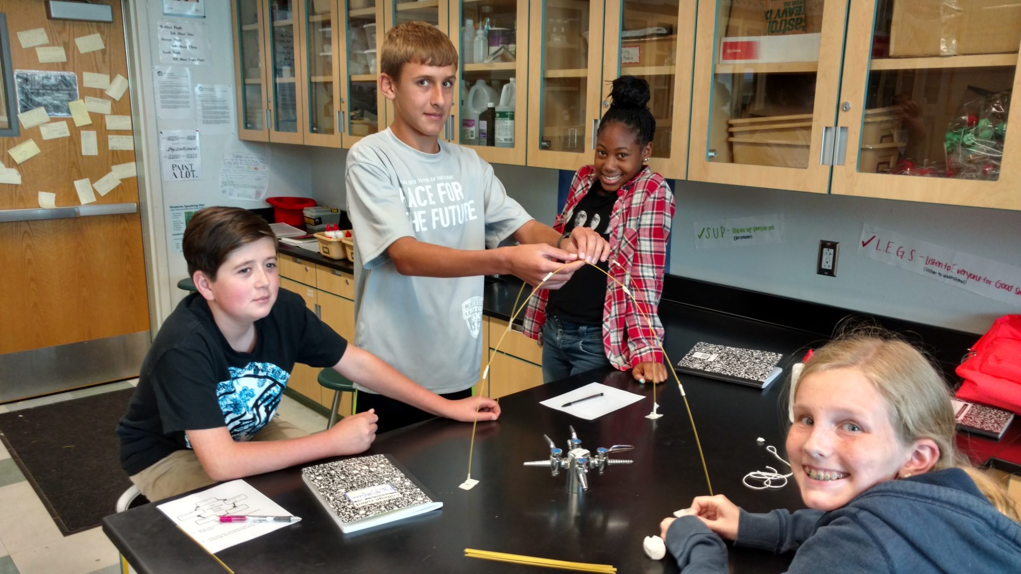 A school science class in Carlsbad
