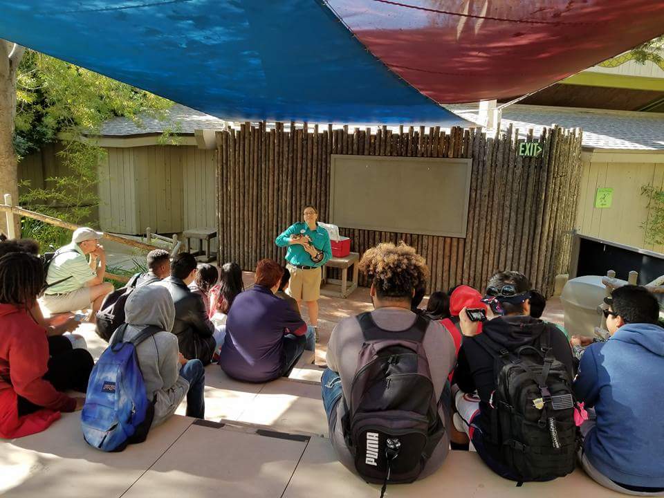 Student field trip at San Diego Zoo Safari Park