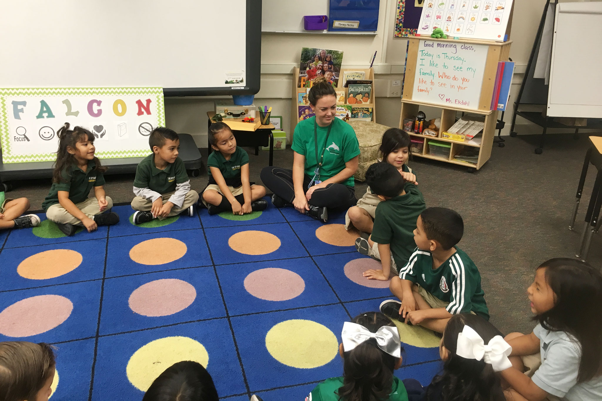 O'Farrell Charter School Kindergarten students