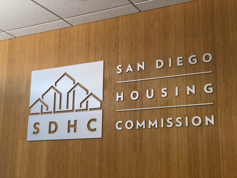 The San Diego Housing Commission office / Photo by Kinsee Morlan