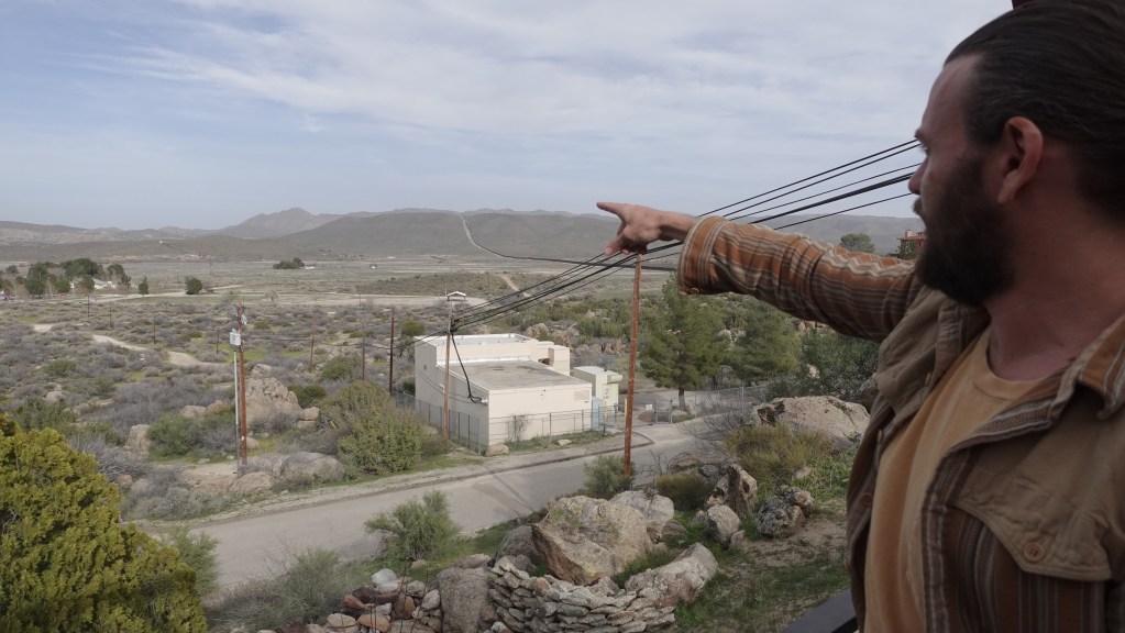 Jeff Osborne, a hotel developer in Jacumba, filed a lawsuit against German solar developer BayWa over a 90 megawatt solar park just east of town.