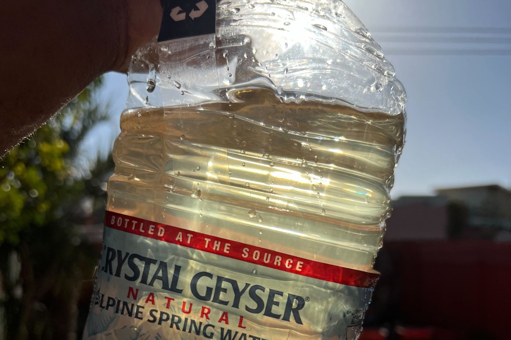 Water from a faucet in National City on April 15, 2022