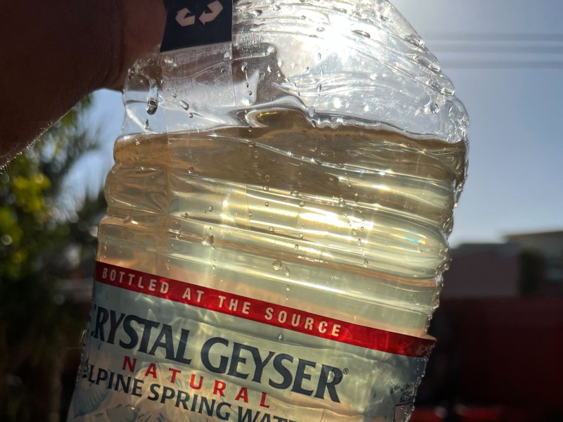 Water from a faucet in National City on April 15, 2022