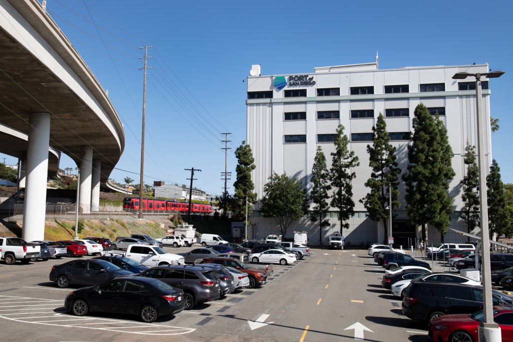 The Port of San Diego's administration building on Pacific Highway on Tuesday, April 12, 2022. / Photo by Jakob McWhinney