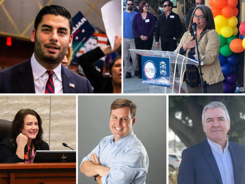 Ammar Campa-Najjar, Zaneta Encarnacion, Jill Galvez, John McCann and Rudy Ramirez