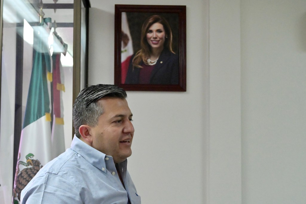 Alonso Centeno Hernández, who heads the State Public Services Commission in Ensenada on July 1, 2022. / Photo by Carlos A. Moreno for Voice of San Diego