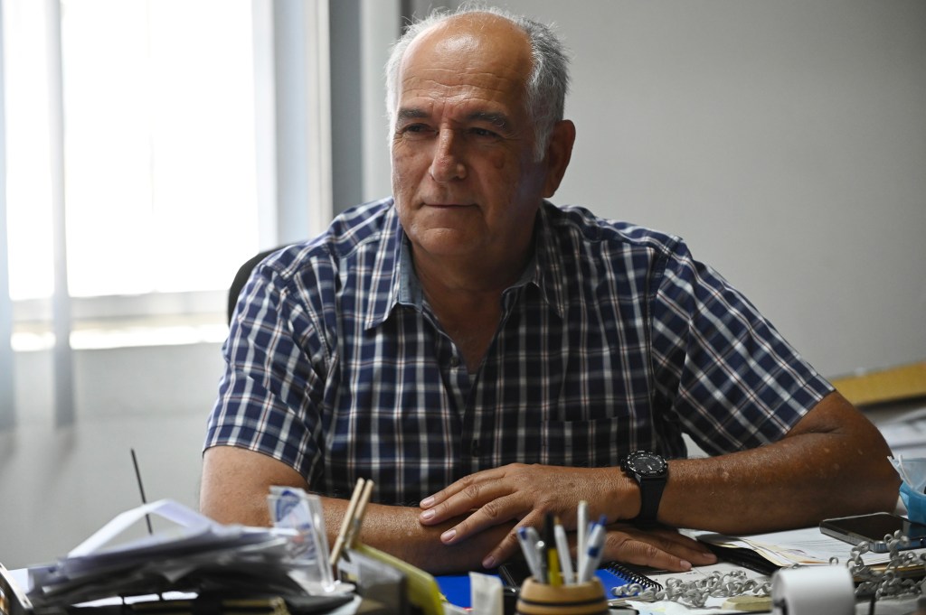 Long-time resident, son of an Ensenada former mayor and shipping C.P. Jorge Ojeda Castillo is worried about the lack of water preparedness by the city on Friday, July 1, 2022. / Photo by Carlos A. Moreno for Voice of San Diego