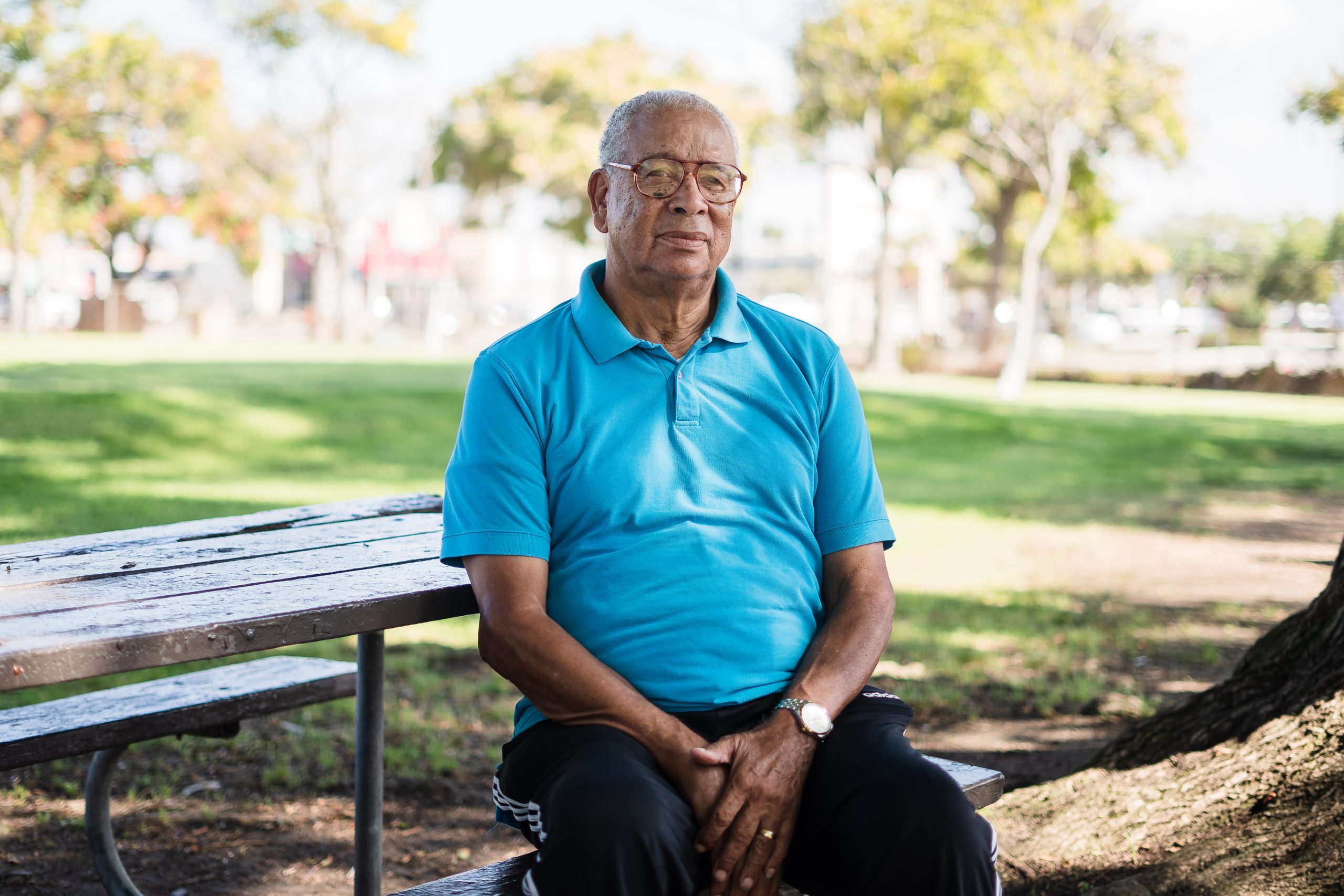 Bob Braswell at Eucalyptus Park in Chula Vista on September 13, 2022.