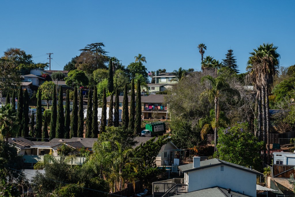 A neighborhood in Vista on Oct. 18, 2022.