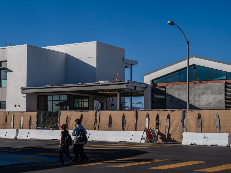 San Diego Unified School District employee housing being built in Normal Heights on Oct. 24, 2022.
