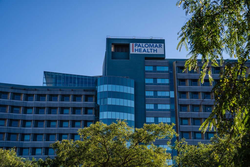 Palomar Health in Escondido on Oct. 25, 2022.