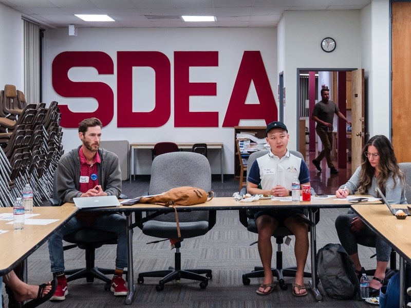 High Tech Education Collective meeting at the San Diego Education Association on Dec. 1, 2022.