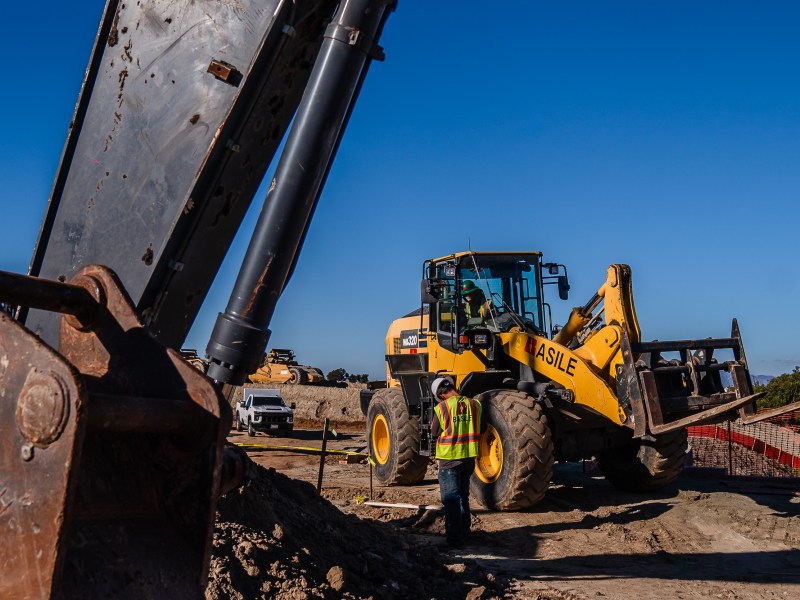 A housing development being built in Oceanside on Dec. 8, 2022.
