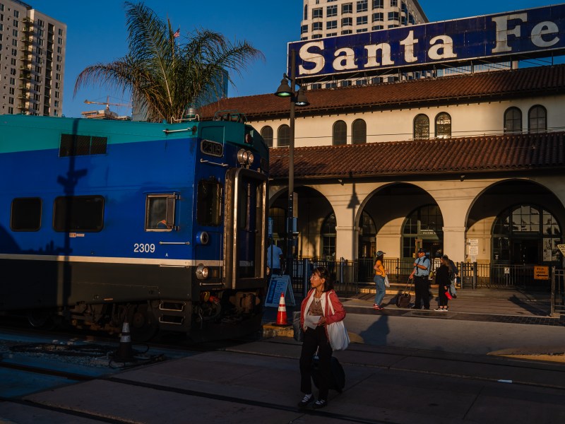 Santa Fe Depot in downtown on Oct. 4, 2022.