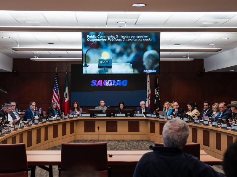 SANDAG Board of Directors meeting in downtown on Jan. 27, 2023.