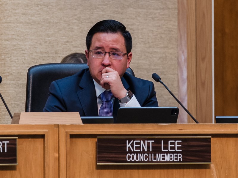 Councilman Kent Lee during a City Council meeting on Jan. 10, 2023.