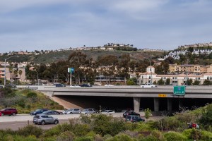 View of I-15 freeway in Mira Mesa on Feb. 17, 2023.