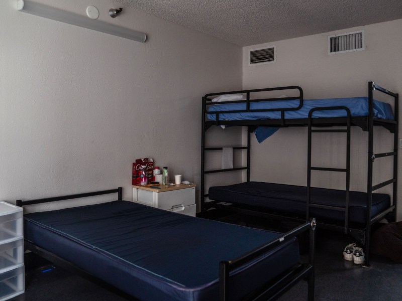 A room at the McAlister Institute- Adult Detox in Lemon Grove on Feb. 10, 2023.