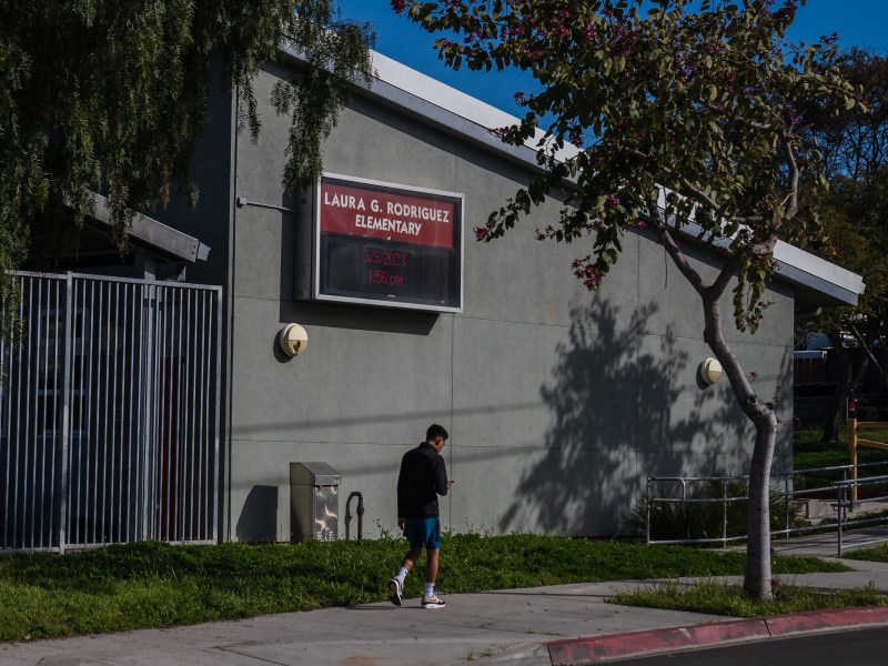 Laura Rodriguez Elementary School in Logan Heights on March 9, 2023.