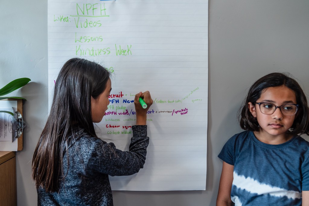 4th graders at Spreckels Elementary school in University City on April 24, 2023.