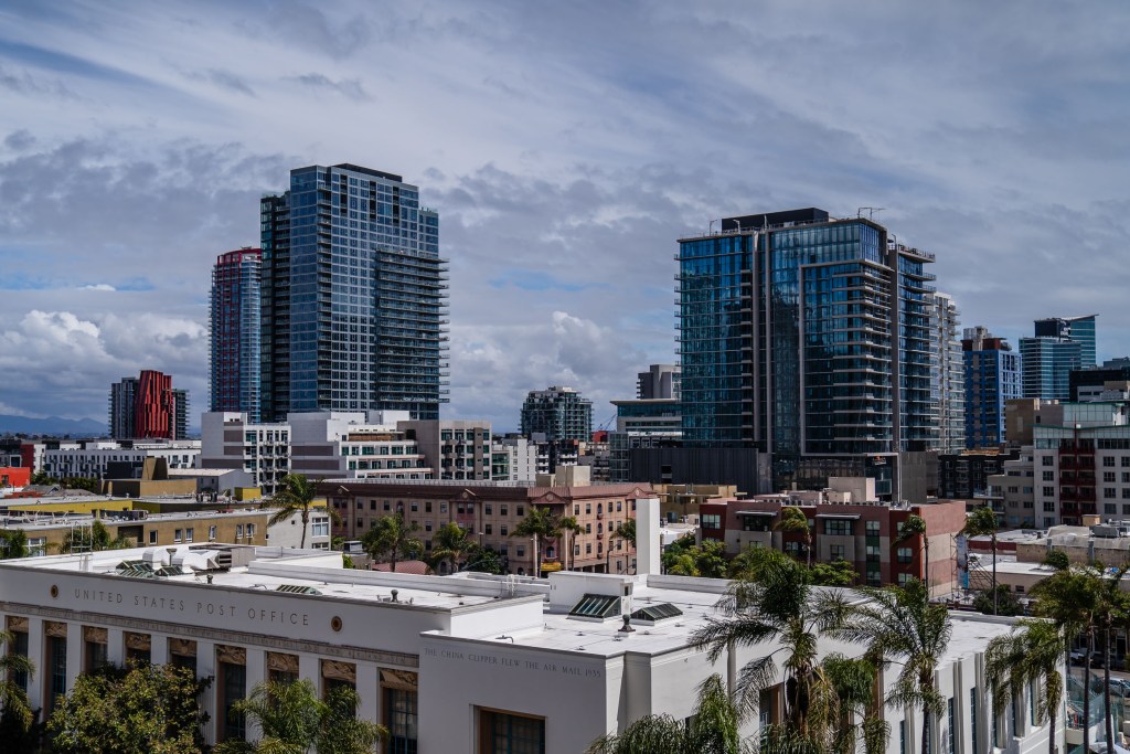 The United States Post Office in downtown on May 4, 2023.