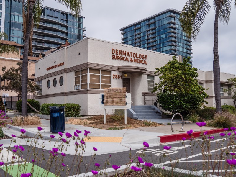 Dermatology Surgical & Medical office on Fourth Avenue and Palm Street in Banker’s Hill on May 12, 2023.