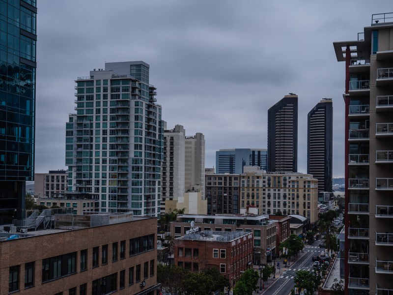 View of downtown on May 12, 2023.
