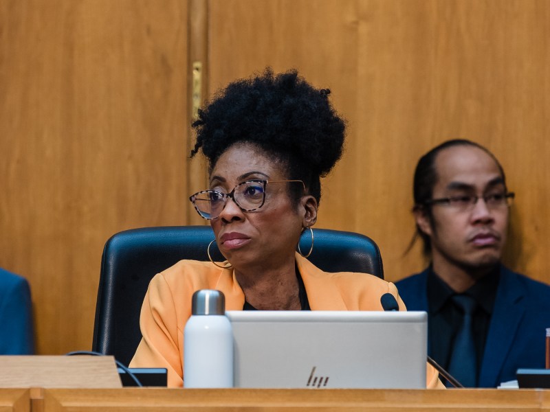 Council President Pro Tem Monica Montgomery Steppe in City Council Chambers in downtown on June 13, 2023.