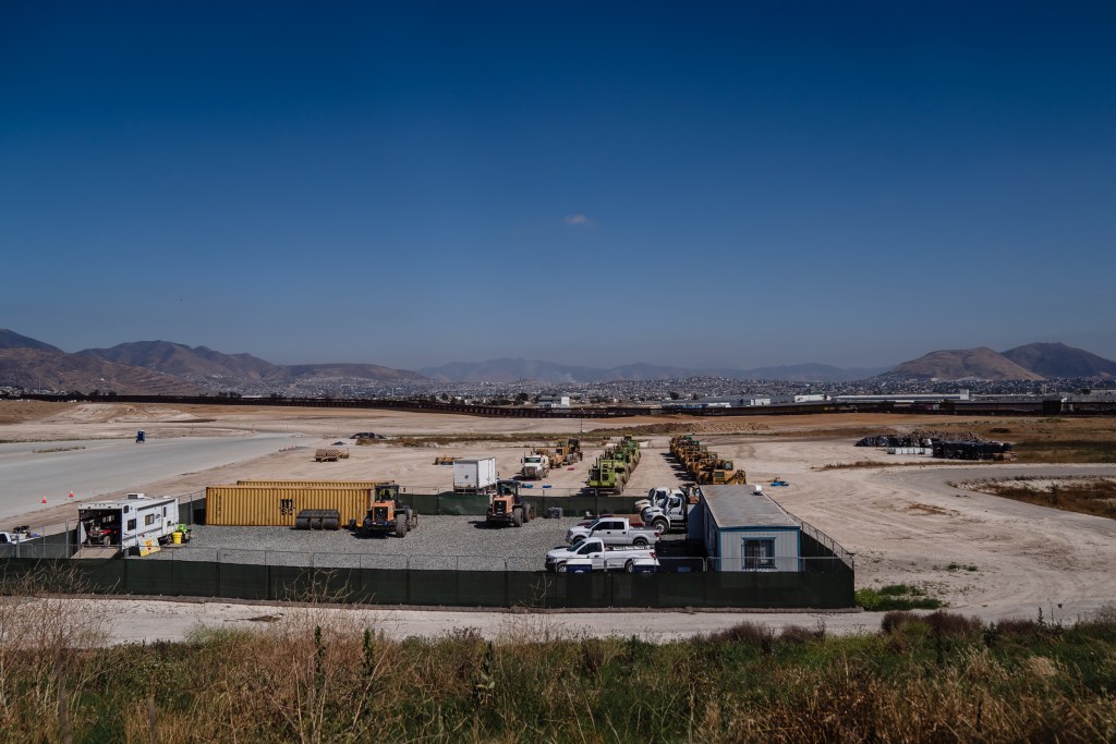 View construction of SR II Otay Mesa East Port of Entry on June 14, 2023.