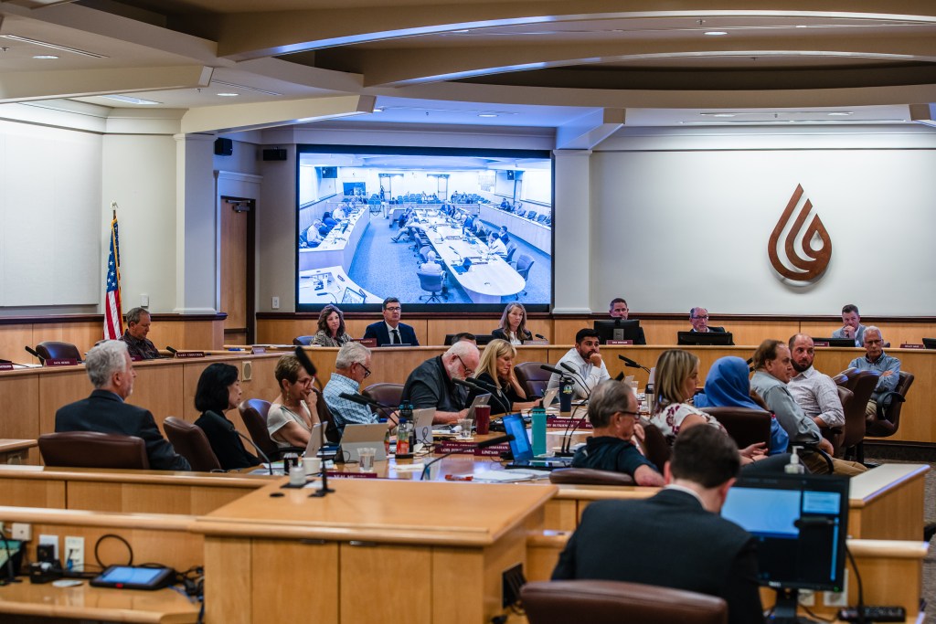 San Diego County Water Authority meeting in Kearny Mesa on July 27, 2023.