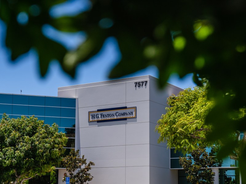 View of the H.G. Fenton Company building in Mission Valley on July 3, 2023.