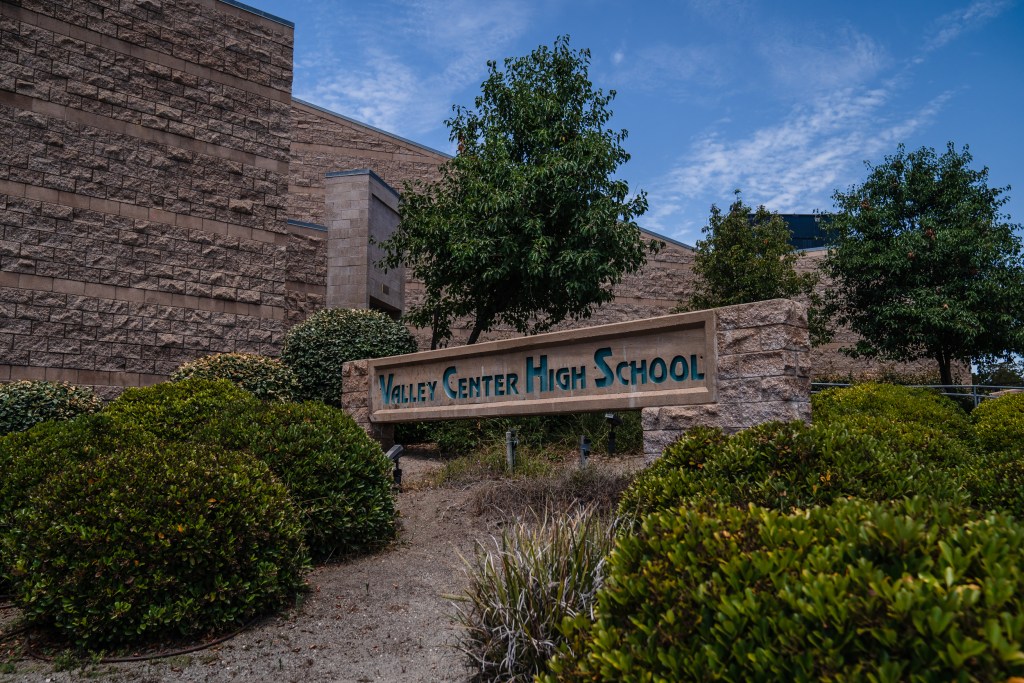 Valley Center High School in Valley Center on Aug. 1, 2023. / Photo by Ariana Drehsler