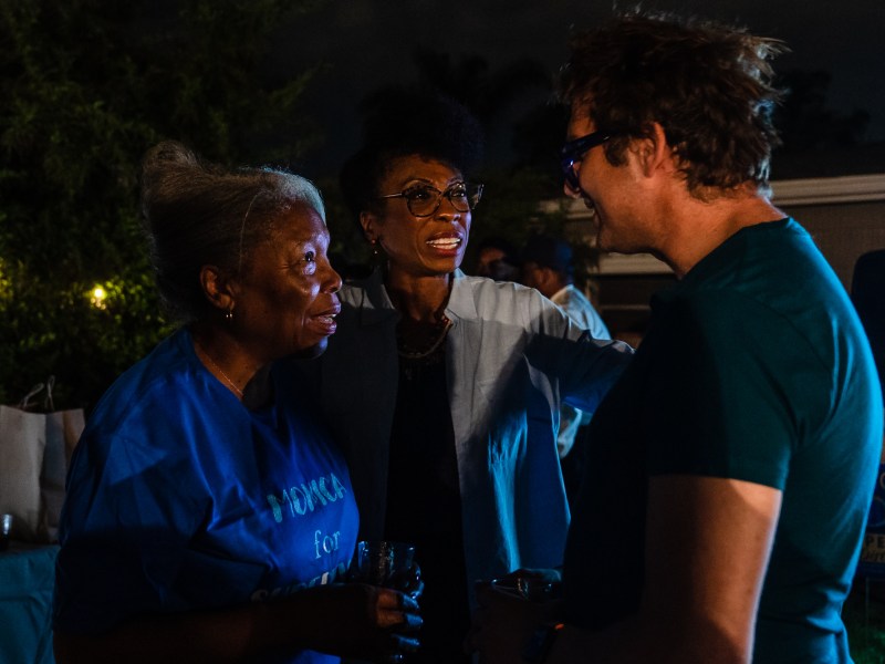 San Diego City Councilwoman Monica Montgomery Steppe and her mom Patricia Montgomery in the El Cerrito neighborhood on Aug. 15, 2023.