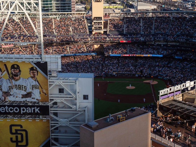 View of Petco Park during a San Diego Padres vs. Baltimore Orioles game on Aug. 16, 2023.