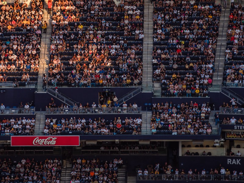 Fans at Petco Park during a San Diego Padres vs. Baltimore Orioles game on Aug. 16, 2023.