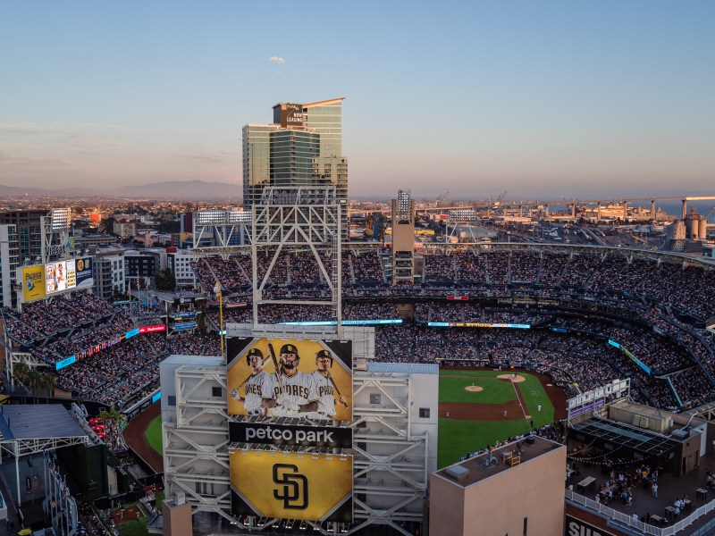 View of Petco Park during a San Diego Padres vs. Baltimore Orioles game on Aug. 16, 2023.