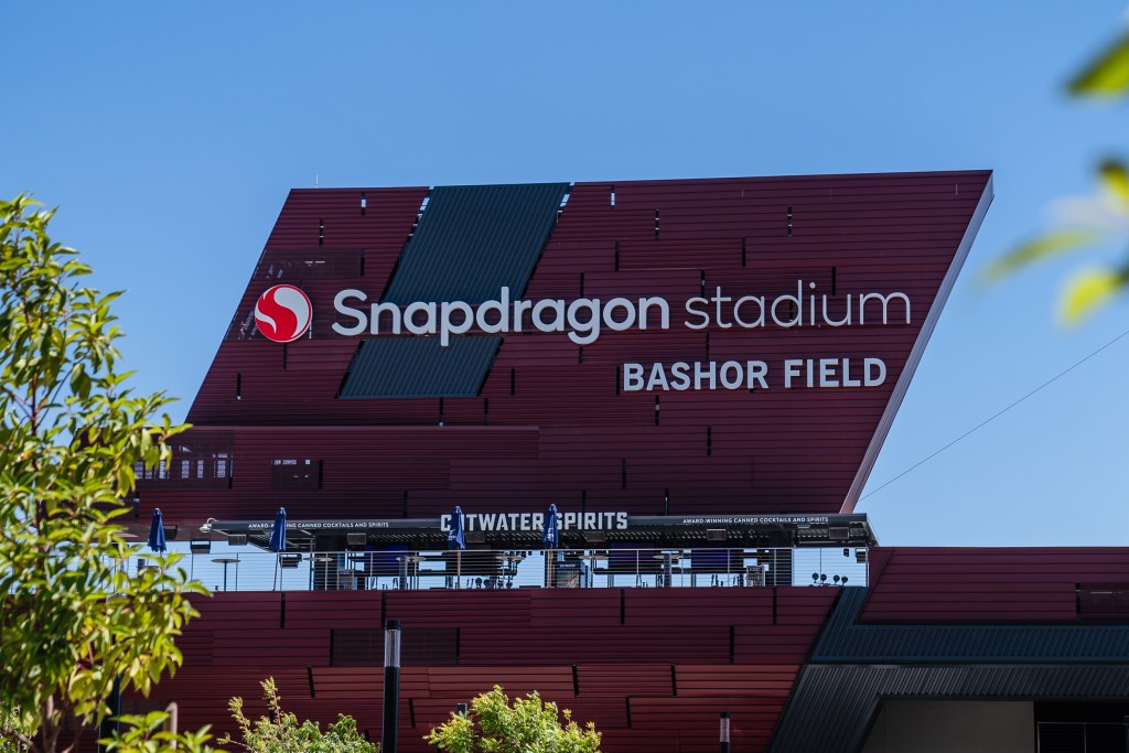 Snapdragon Stadium in Mission Valley on Aug. 28, 2023.