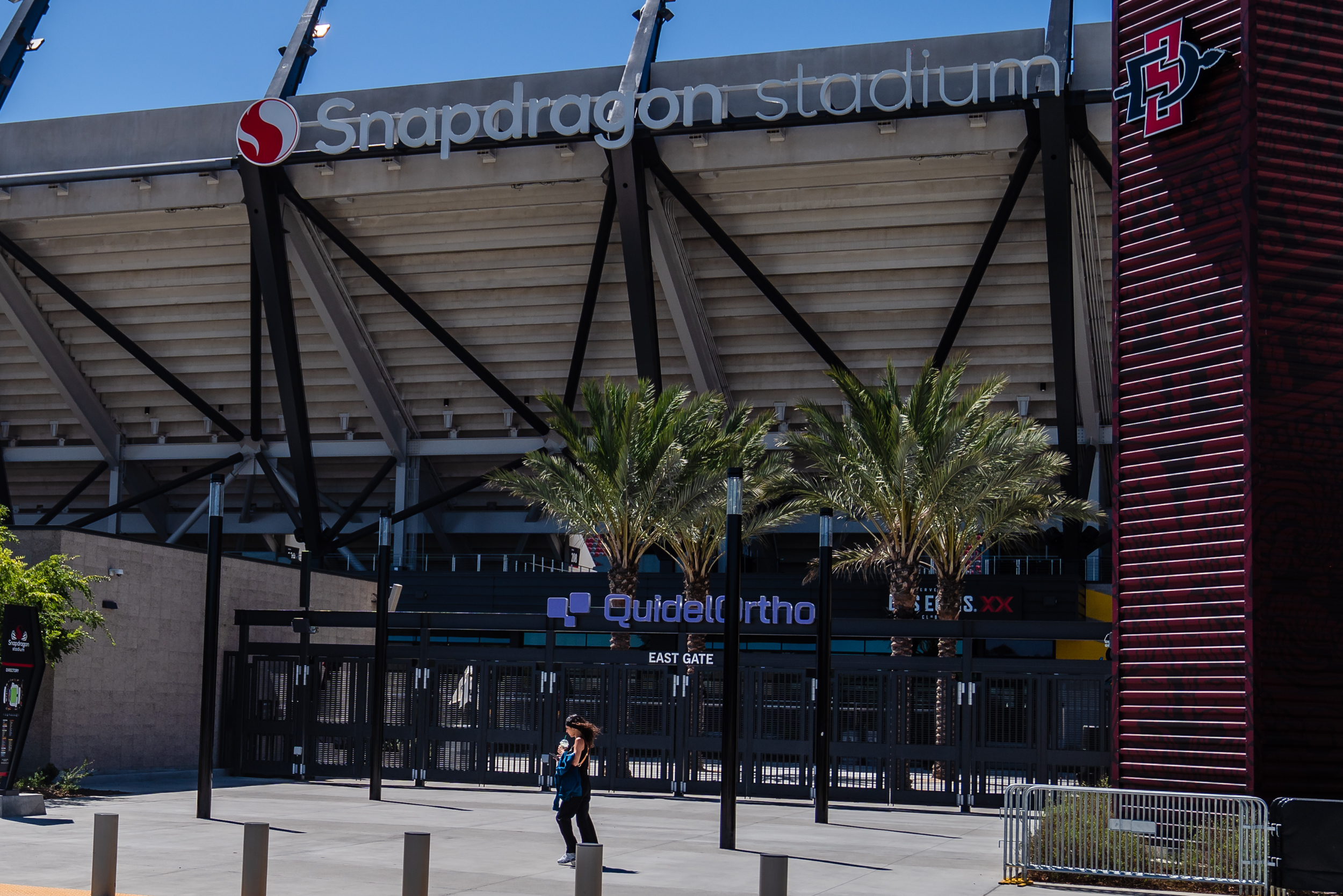 Snapdragon Stadium in Mission Valley on Aug. 28, 2023.