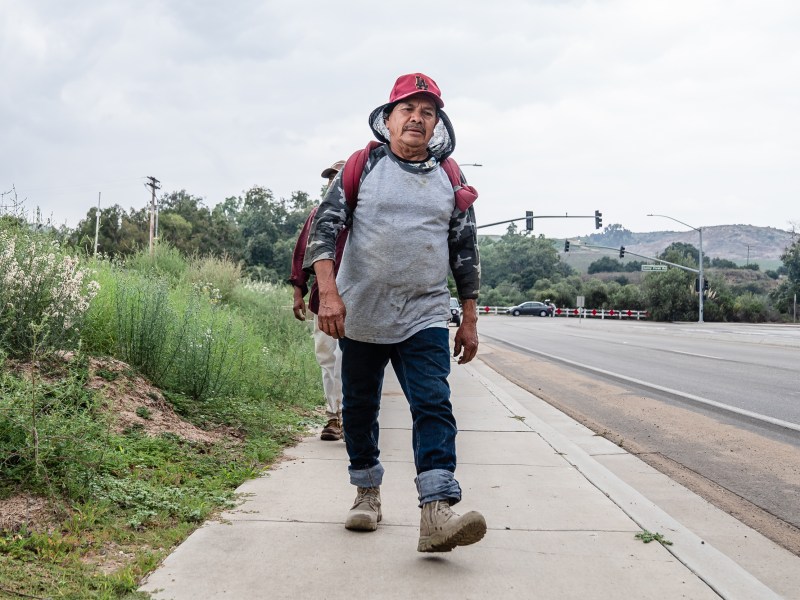 Antonio Jacobo after working on a farm in Carlsbad on Sept. 21, 2023.