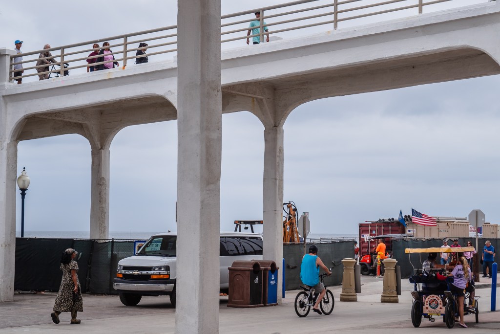 Near the Oceanside Pier on Sept. 5, 2023.