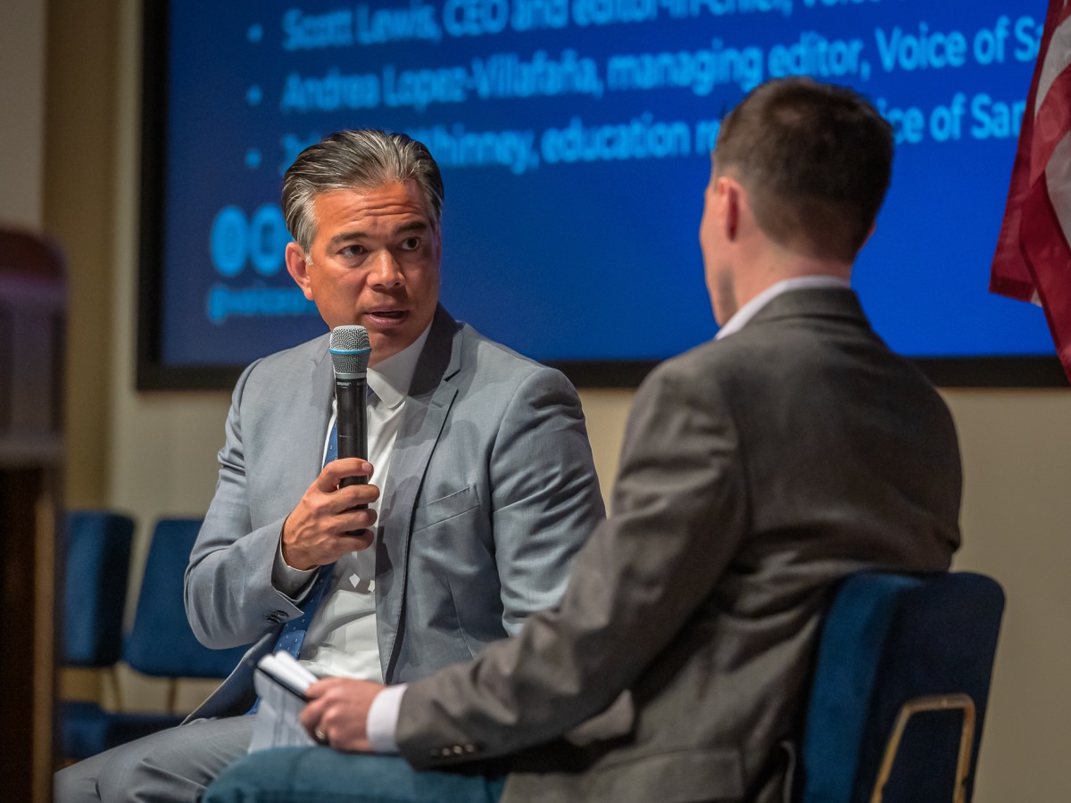 VOSD Podcast: Live! with Attorney General Rob Bonta