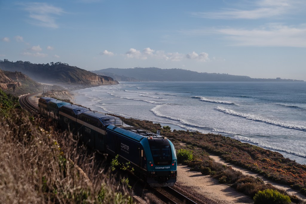 The San Diego Coaster in Del Mar on Jan. 2, 2024.