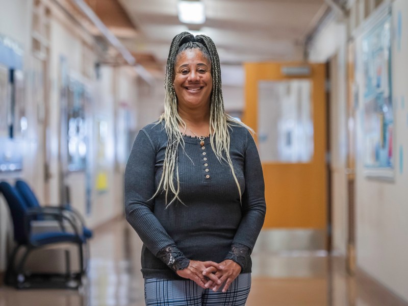Lori Lapointe of Project Ujima, a program of the Family Engagement Department of the San Diego Unified School District which caters to African-American families, at the Harold J. Ballard Parent Center on Wednesday, May 29, 2024, in Old Town, San Diego. / Photo by Vito di Stefano for Voice of San Diego