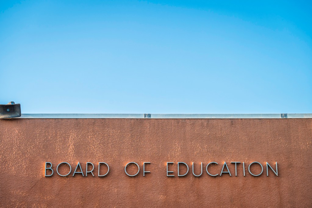San Diego Unified's Eugene Brucker Education Center Auditorium in San Diego, California on Tuesday, Sept. 10, 2024. / Photo by Vito di Stefano for Voice of San Diego
