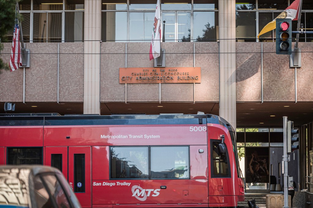 San Diego City Hall in downtown San Diego, on Jan. 13, 2025. / Photo by Vito di Stefano for Voice of San Diego