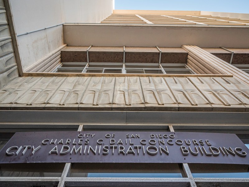 San Diego City Hall in downtown San Diego, on Jan. 13, 2025. / Photo by Vito di Stefano for Voice of San Diego