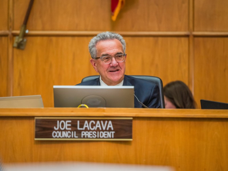 Council President Joe LaCava during a City Council meeting on Monday, Jan. 13, 2025. / Photo by Vito di Stefano for Voice of San Diego