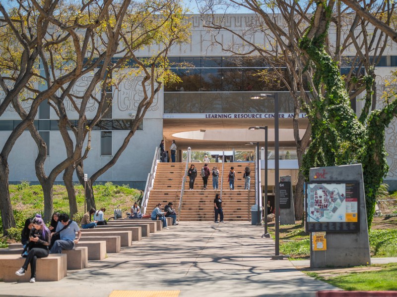 Community college students at Southwestern College in Chula Vista on April 9, 2025. / Photo by Vito di Stefano for Voice of San Diego