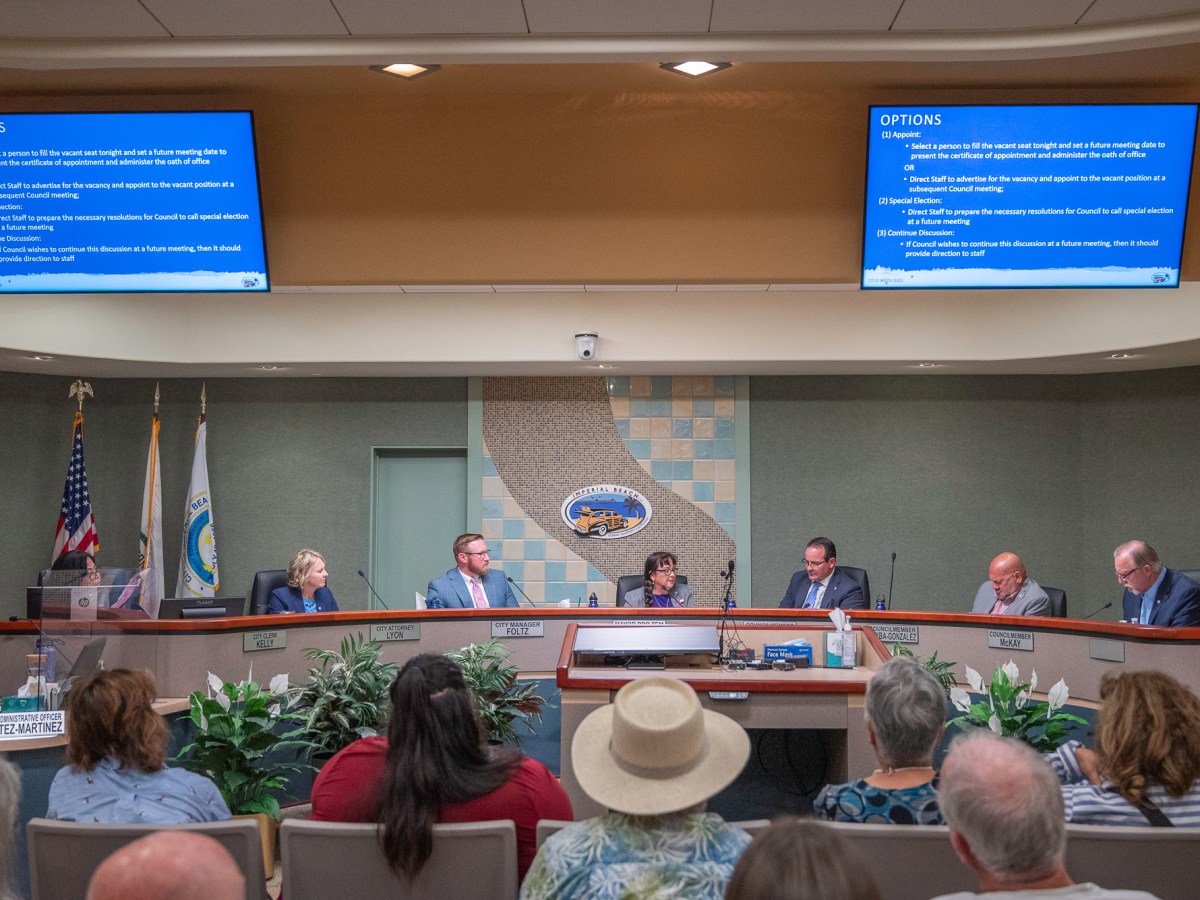 South County Report: Rightward Shift on Imperial Beach Council