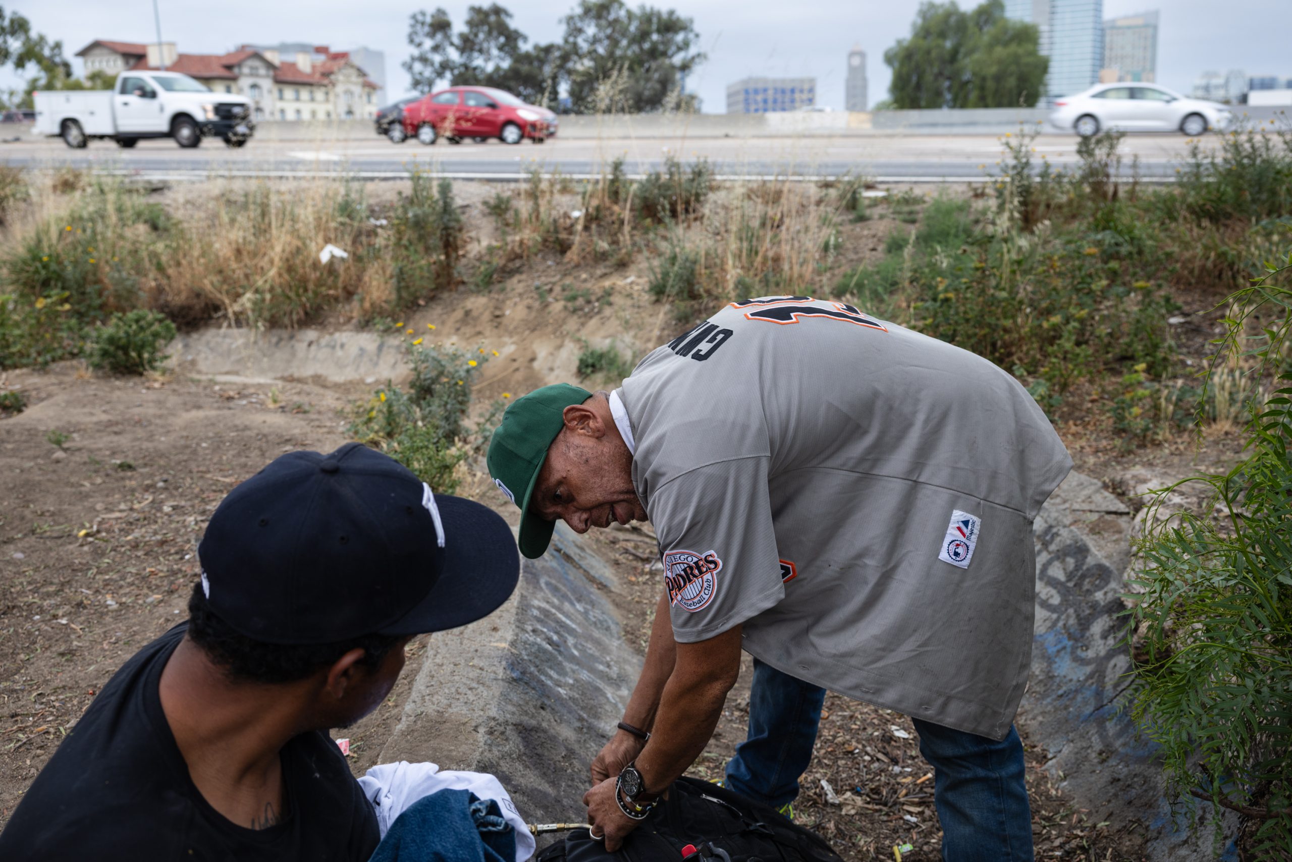 City Crews Have Cleared a Freeway Encampment Nearly 70 Times. People Keep Returning